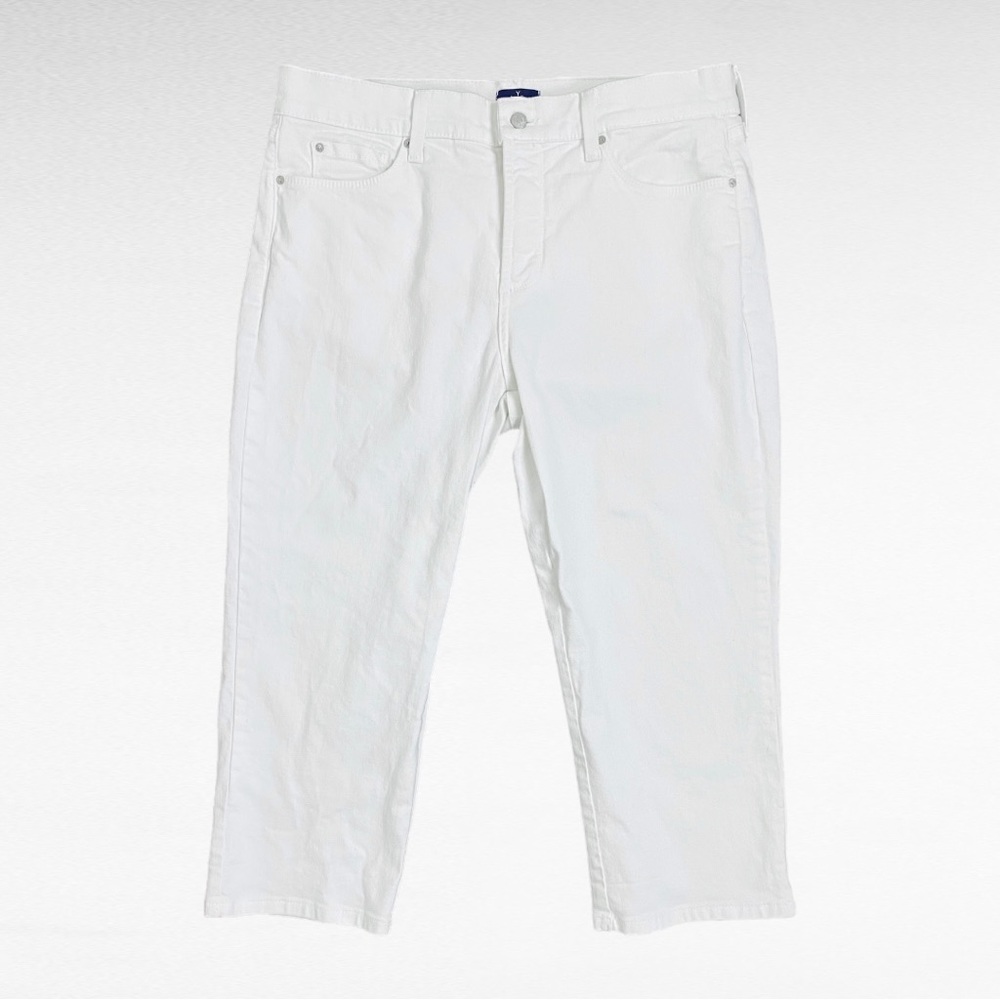 NYDJ Women's Crisp White Cropped Jeans